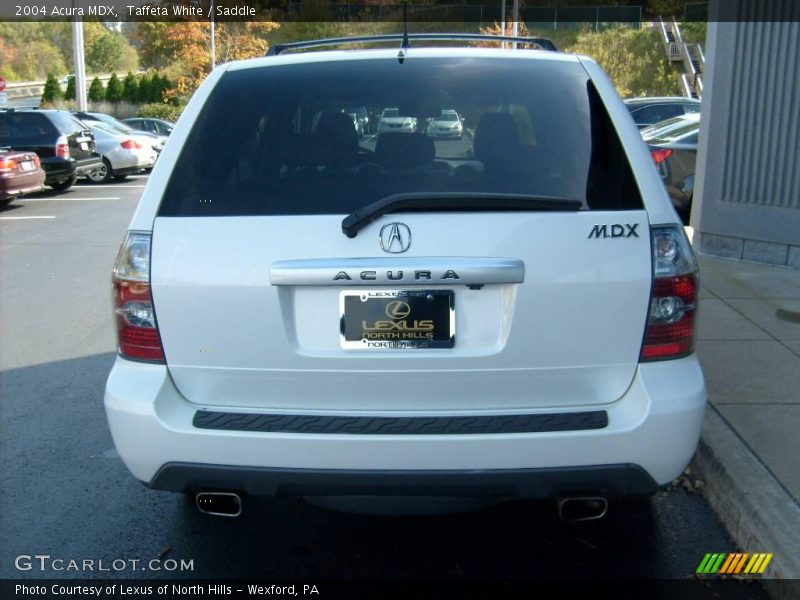 Taffeta White / Saddle 2004 Acura MDX