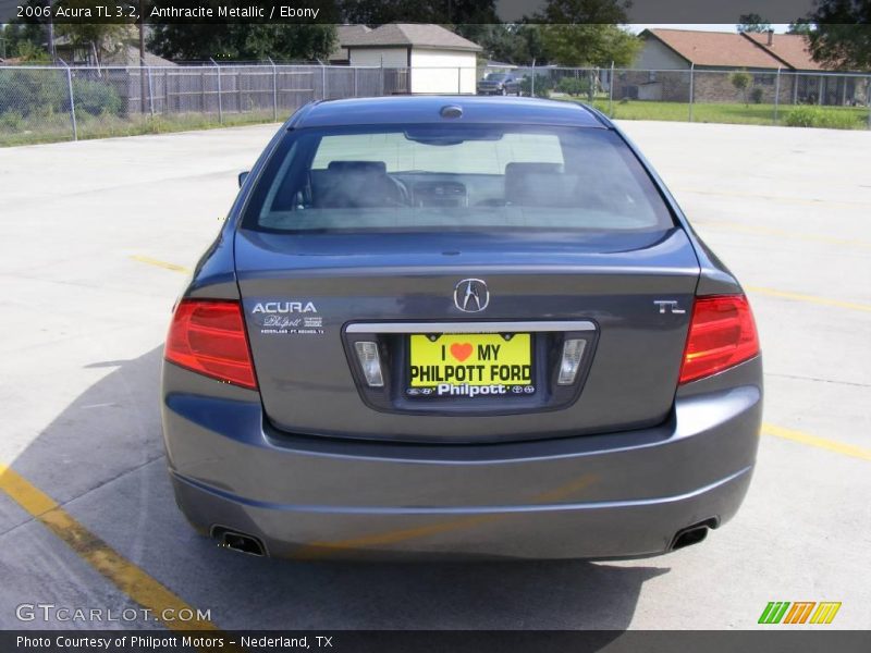 Anthracite Metallic / Ebony 2006 Acura TL 3.2