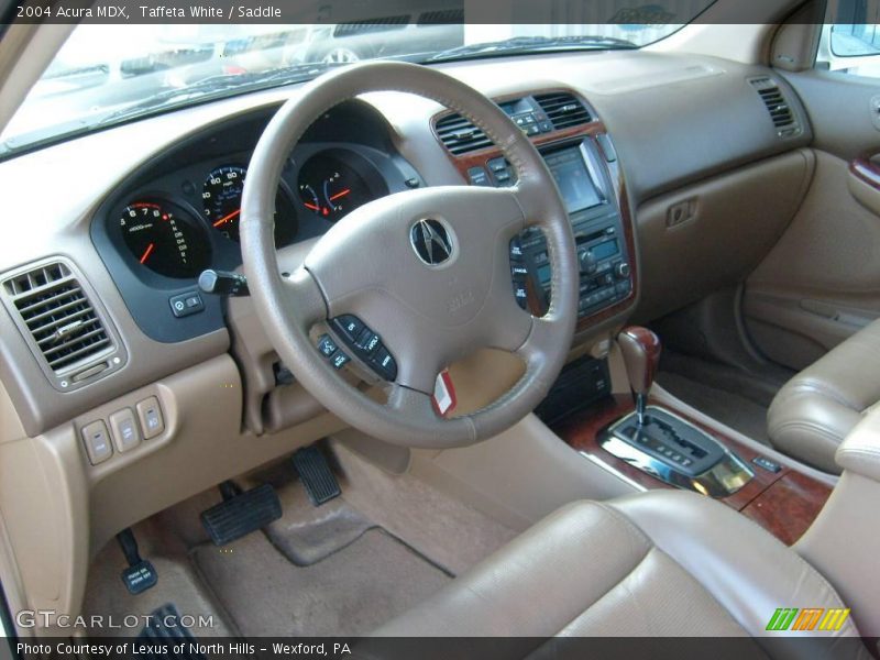 Taffeta White / Saddle 2004 Acura MDX