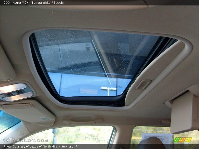 Taffeta White / Saddle 2004 Acura MDX