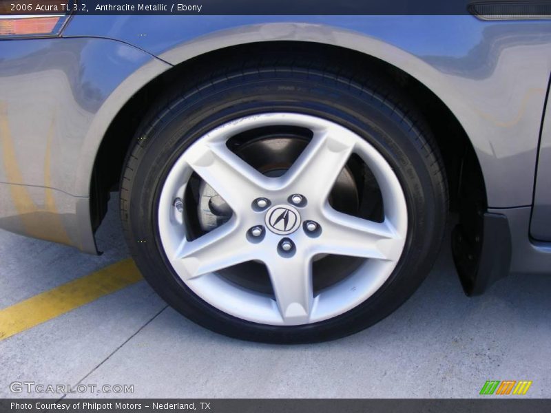 Anthracite Metallic / Ebony 2006 Acura TL 3.2