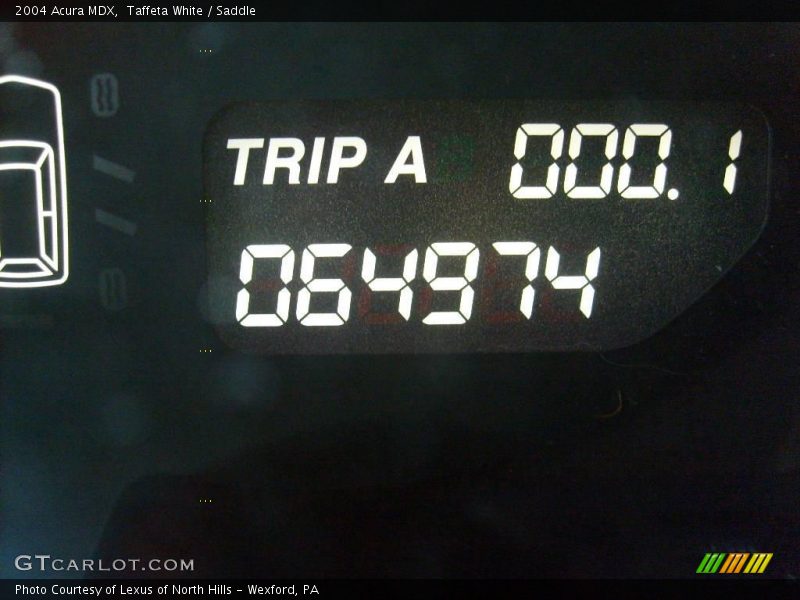 Taffeta White / Saddle 2004 Acura MDX