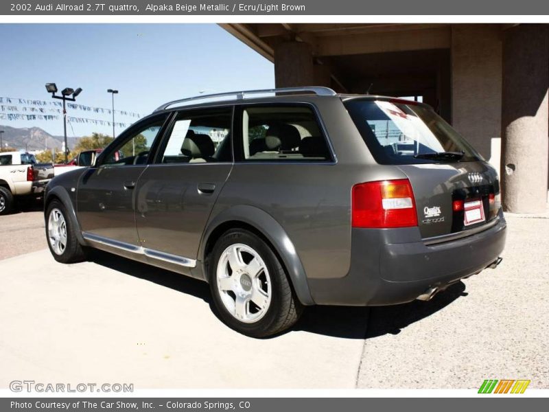Alpaka Beige Metallic / Ecru/Light Brown 2002 Audi Allroad 2.7T quattro