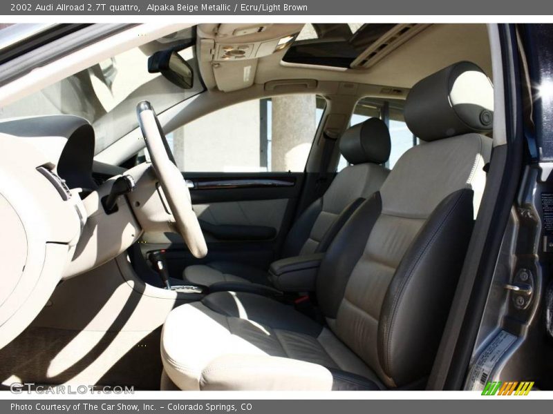 Alpaka Beige Metallic / Ecru/Light Brown 2002 Audi Allroad 2.7T quattro