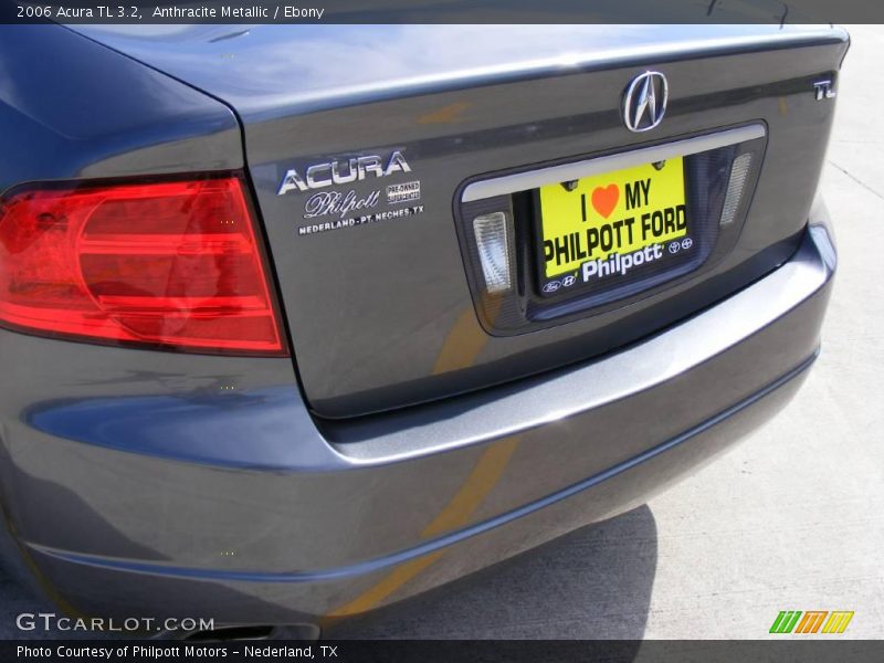 Anthracite Metallic / Ebony 2006 Acura TL 3.2