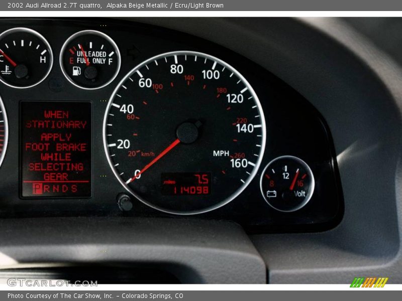 Alpaka Beige Metallic / Ecru/Light Brown 2002 Audi Allroad 2.7T quattro