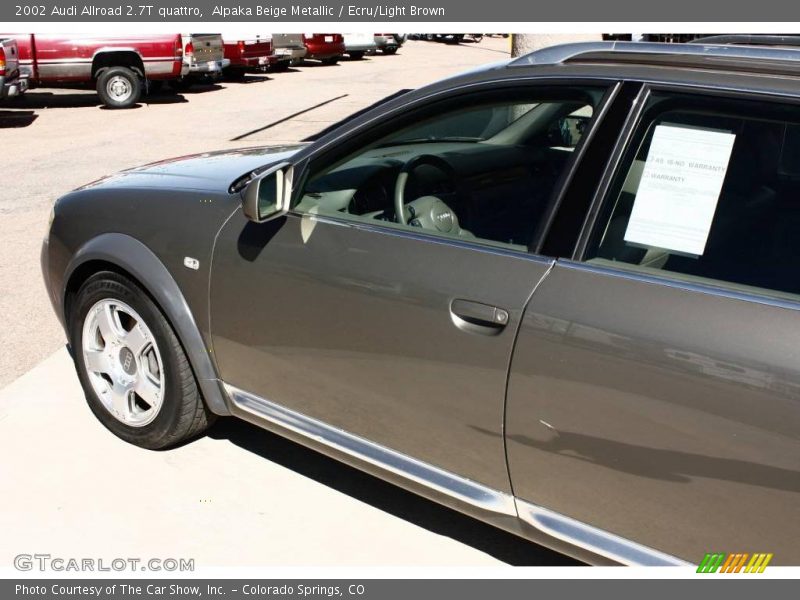 Alpaka Beige Metallic / Ecru/Light Brown 2002 Audi Allroad 2.7T quattro