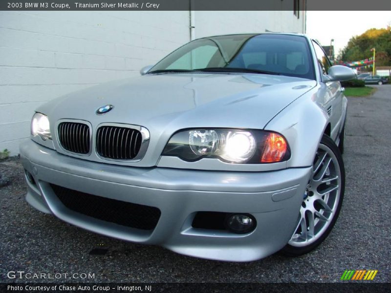 Titanium Silver Metallic / Grey 2003 BMW M3 Coupe