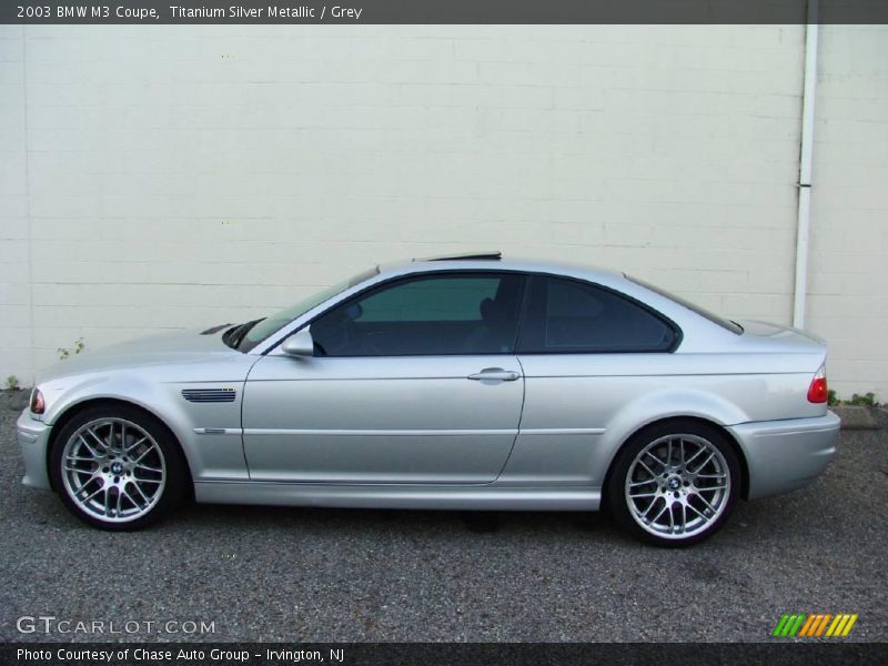 Titanium Silver Metallic / Grey 2003 BMW M3 Coupe