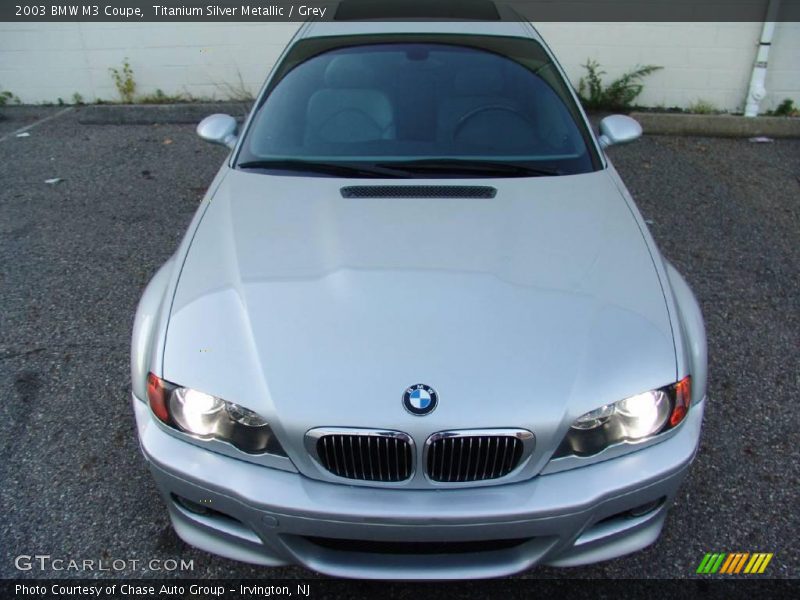 Titanium Silver Metallic / Grey 2003 BMW M3 Coupe