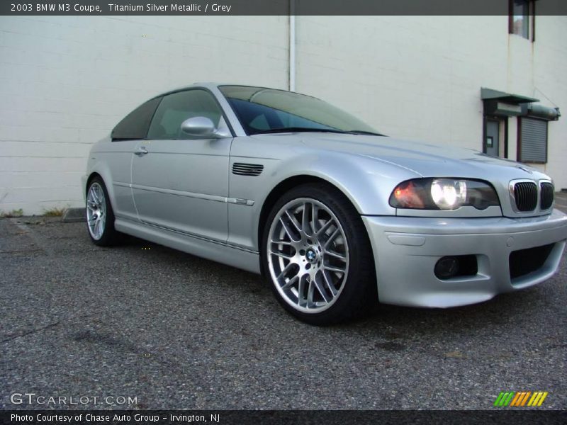 Titanium Silver Metallic / Grey 2003 BMW M3 Coupe