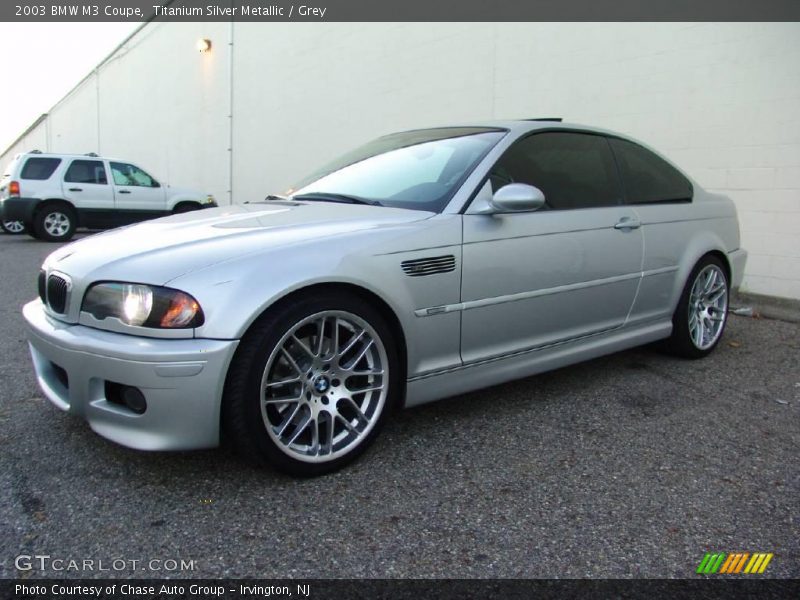 Titanium Silver Metallic / Grey 2003 BMW M3 Coupe