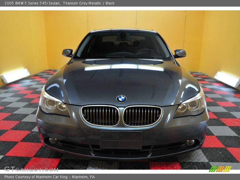 Titanium Grey Metallic / Black 2005 BMW 5 Series 545i Sedan