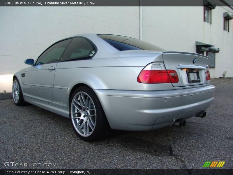 Titanium Silver Metallic / Grey 2003 BMW M3 Coupe