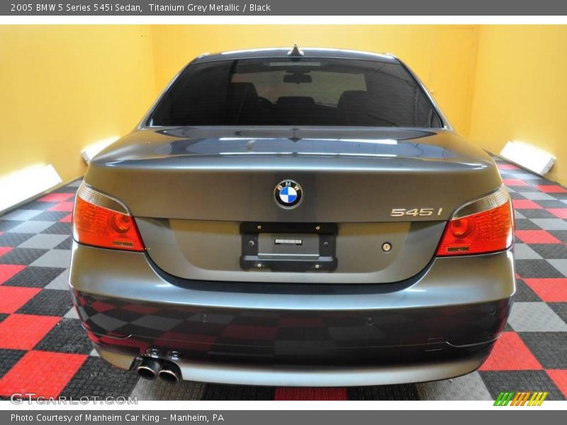 Titanium Grey Metallic / Black 2005 BMW 5 Series 545i Sedan