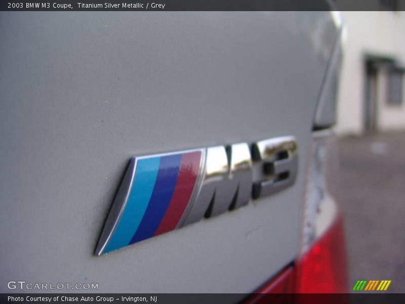 Titanium Silver Metallic / Grey 2003 BMW M3 Coupe