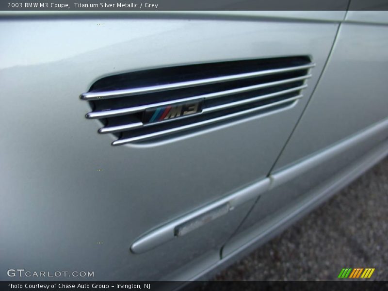 Titanium Silver Metallic / Grey 2003 BMW M3 Coupe