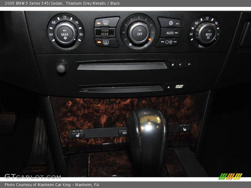 Titanium Grey Metallic / Black 2005 BMW 5 Series 545i Sedan