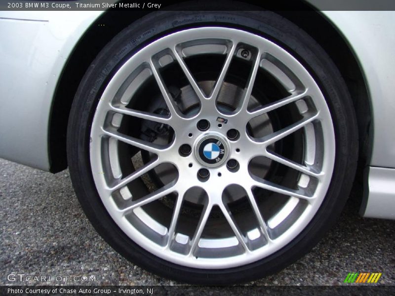 Titanium Silver Metallic / Grey 2003 BMW M3 Coupe