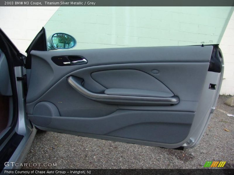 Titanium Silver Metallic / Grey 2003 BMW M3 Coupe