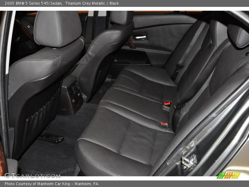 Titanium Grey Metallic / Black 2005 BMW 5 Series 545i Sedan