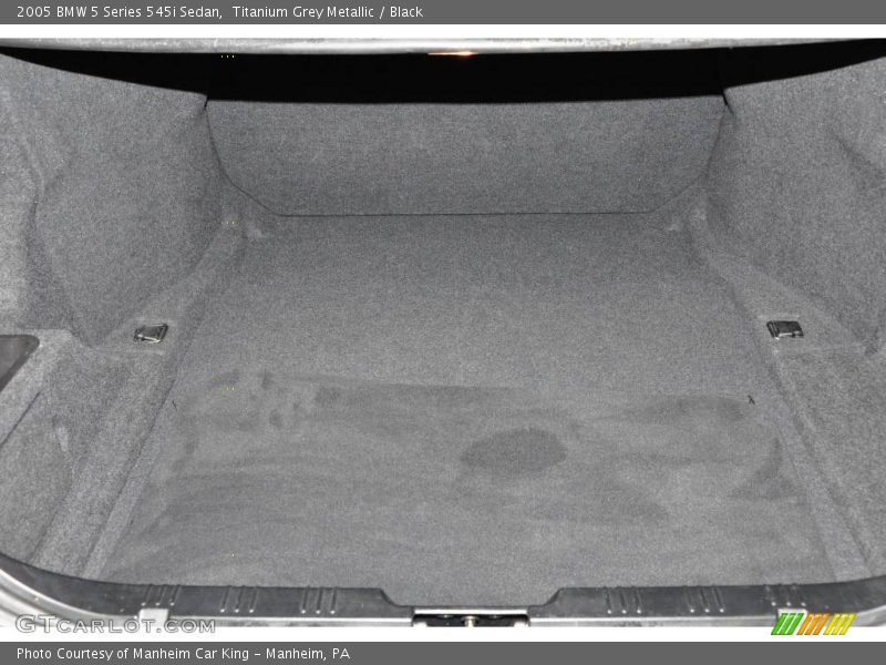 Titanium Grey Metallic / Black 2005 BMW 5 Series 545i Sedan