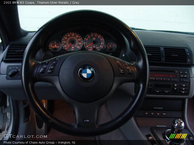 Titanium Silver Metallic / Grey 2003 BMW M3 Coupe