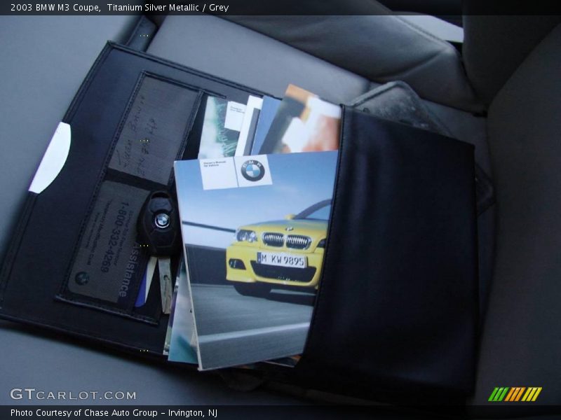 Titanium Silver Metallic / Grey 2003 BMW M3 Coupe