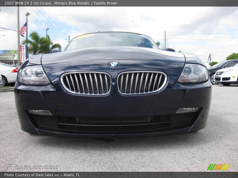 Monaco Blue Metallic / Saddle Brown 2007 BMW Z4 3.0si Coupe