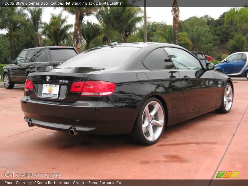 Jet Black / Black Dakota Leather 2009 BMW 3 Series 335i Coupe