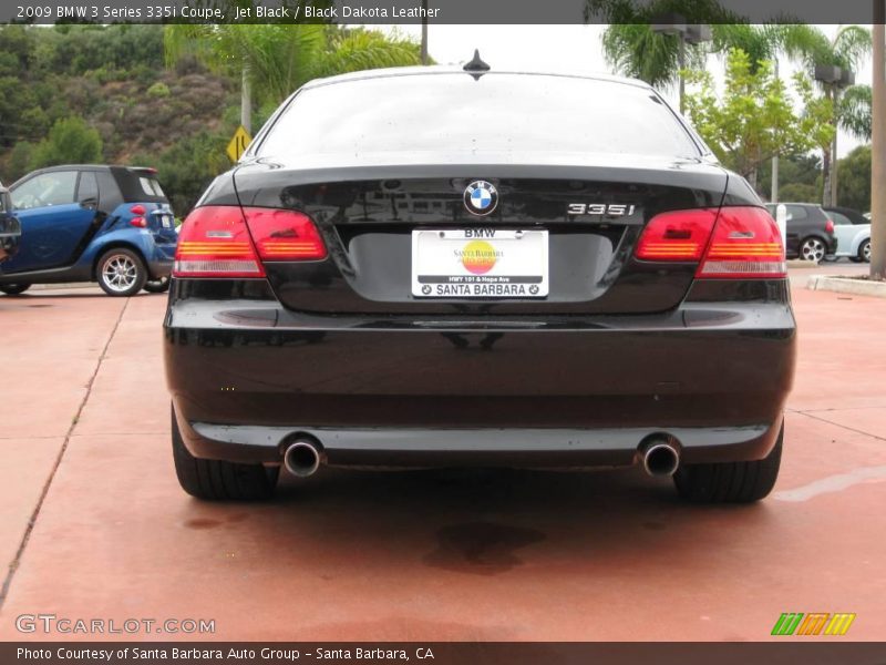 Jet Black / Black Dakota Leather 2009 BMW 3 Series 335i Coupe
