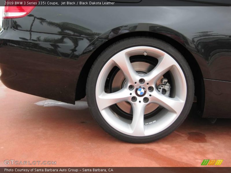 Jet Black / Black Dakota Leather 2009 BMW 3 Series 335i Coupe
