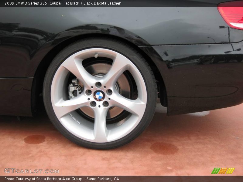 Jet Black / Black Dakota Leather 2009 BMW 3 Series 335i Coupe