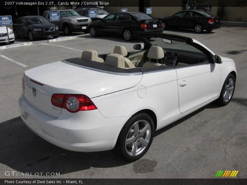 Candy White / Cornsilk Beige 2007 Volkswagen Eos 2.0T
