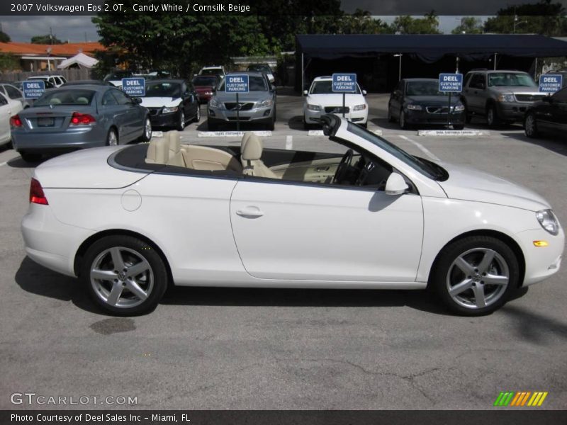 Candy White / Cornsilk Beige 2007 Volkswagen Eos 2.0T