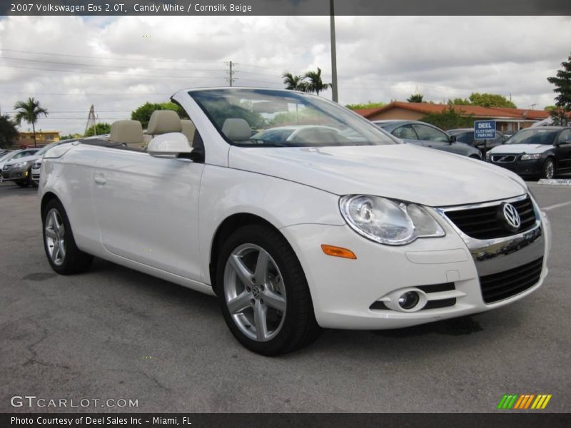 Candy White / Cornsilk Beige 2007 Volkswagen Eos 2.0T