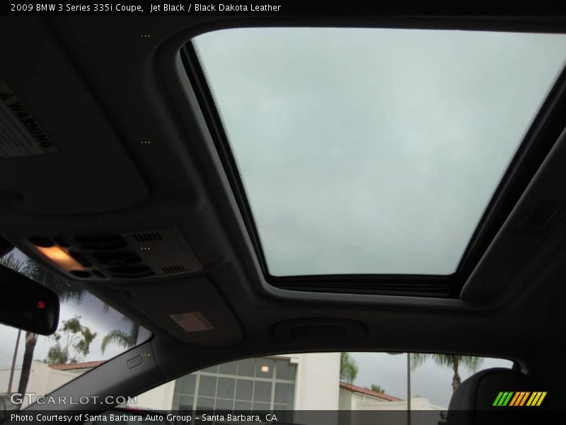 Jet Black / Black Dakota Leather 2009 BMW 3 Series 335i Coupe