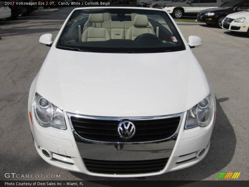 Candy White / Cornsilk Beige 2007 Volkswagen Eos 2.0T