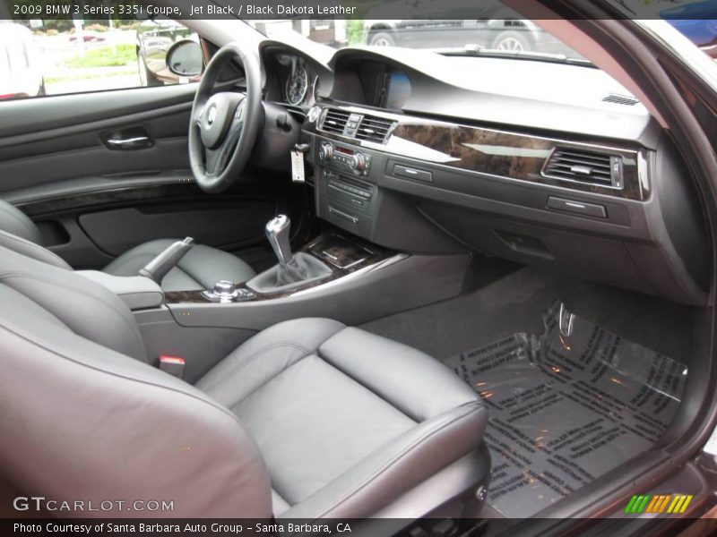 Jet Black / Black Dakota Leather 2009 BMW 3 Series 335i Coupe