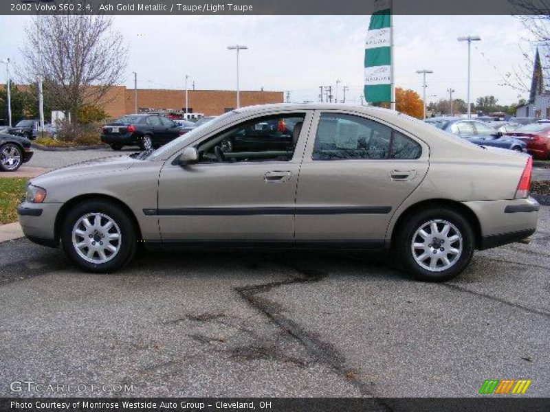 Ash Gold Metallic / Taupe/Light Taupe 2002 Volvo S60 2.4