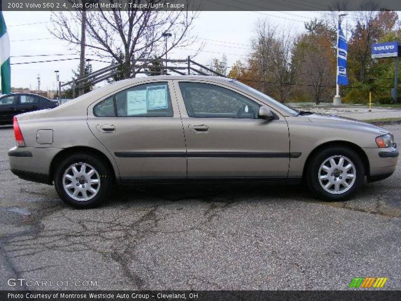 Ash Gold Metallic / Taupe/Light Taupe 2002 Volvo S60 2.4