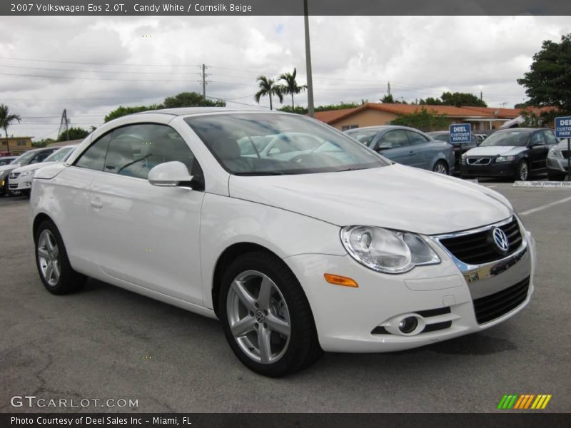 Candy White / Cornsilk Beige 2007 Volkswagen Eos 2.0T