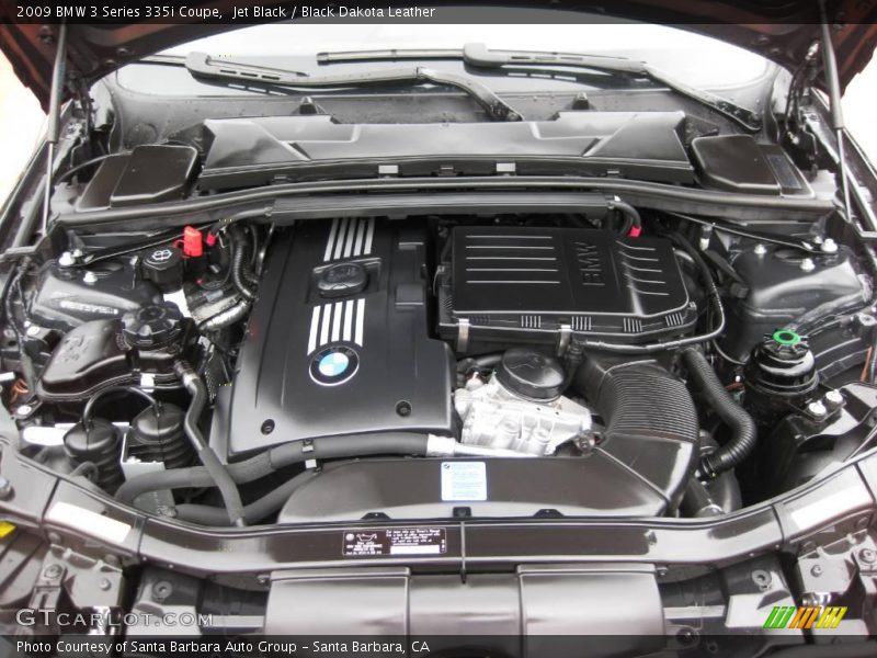 Jet Black / Black Dakota Leather 2009 BMW 3 Series 335i Coupe