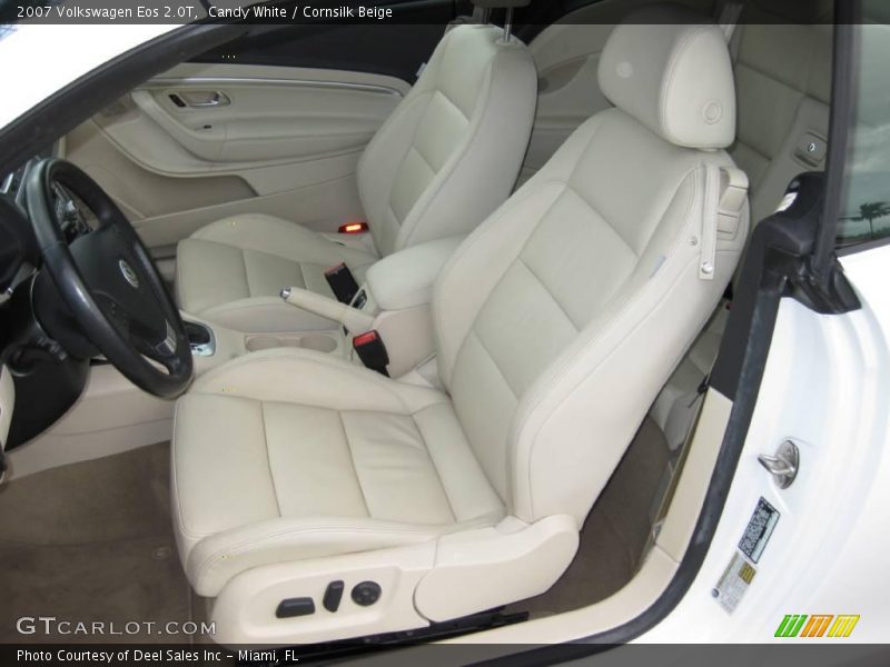 Candy White / Cornsilk Beige 2007 Volkswagen Eos 2.0T