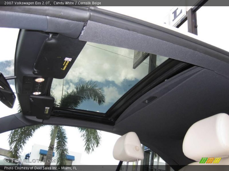 Candy White / Cornsilk Beige 2007 Volkswagen Eos 2.0T