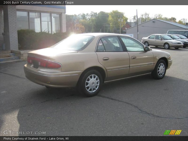 Gold Metallic / Taupe 2000 Buick Century Custom