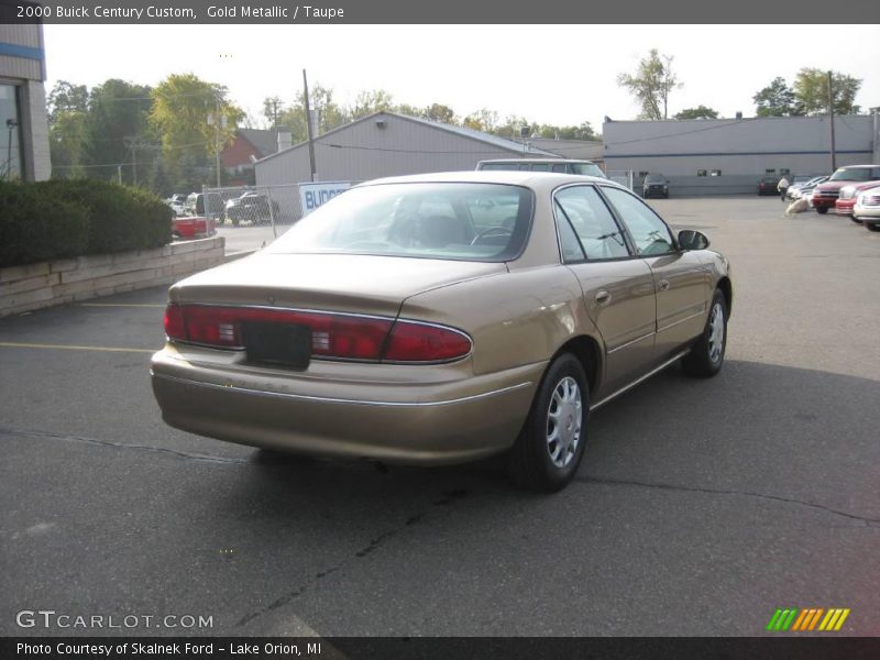 Gold Metallic / Taupe 2000 Buick Century Custom