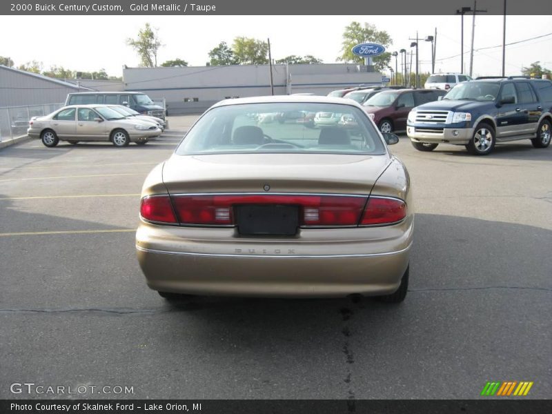 Gold Metallic / Taupe 2000 Buick Century Custom