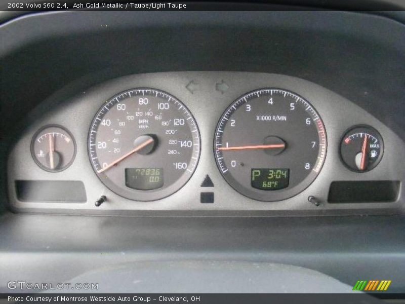 Ash Gold Metallic / Taupe/Light Taupe 2002 Volvo S60 2.4