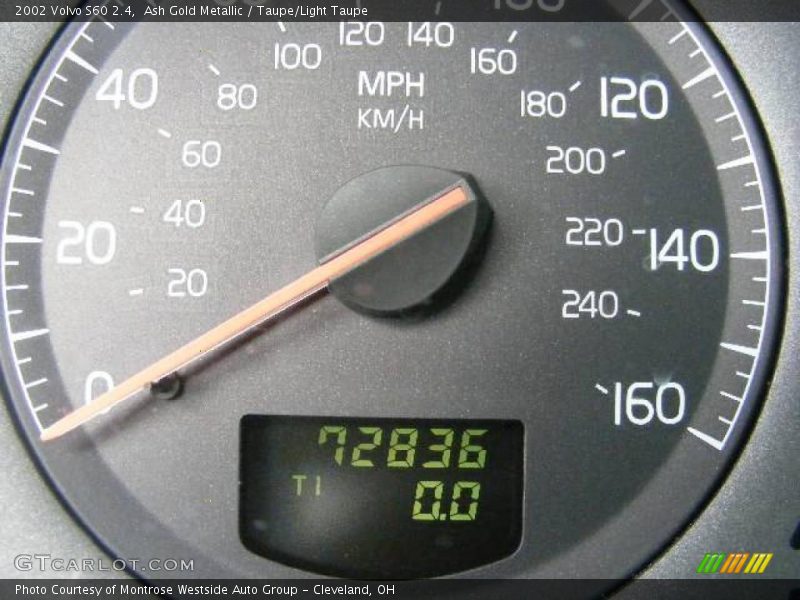 Ash Gold Metallic / Taupe/Light Taupe 2002 Volvo S60 2.4